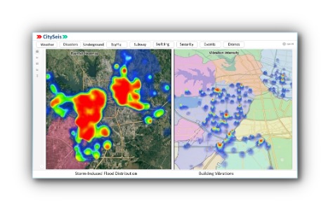 CitySeis urban machine listening product visual