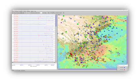 EarthX software interface