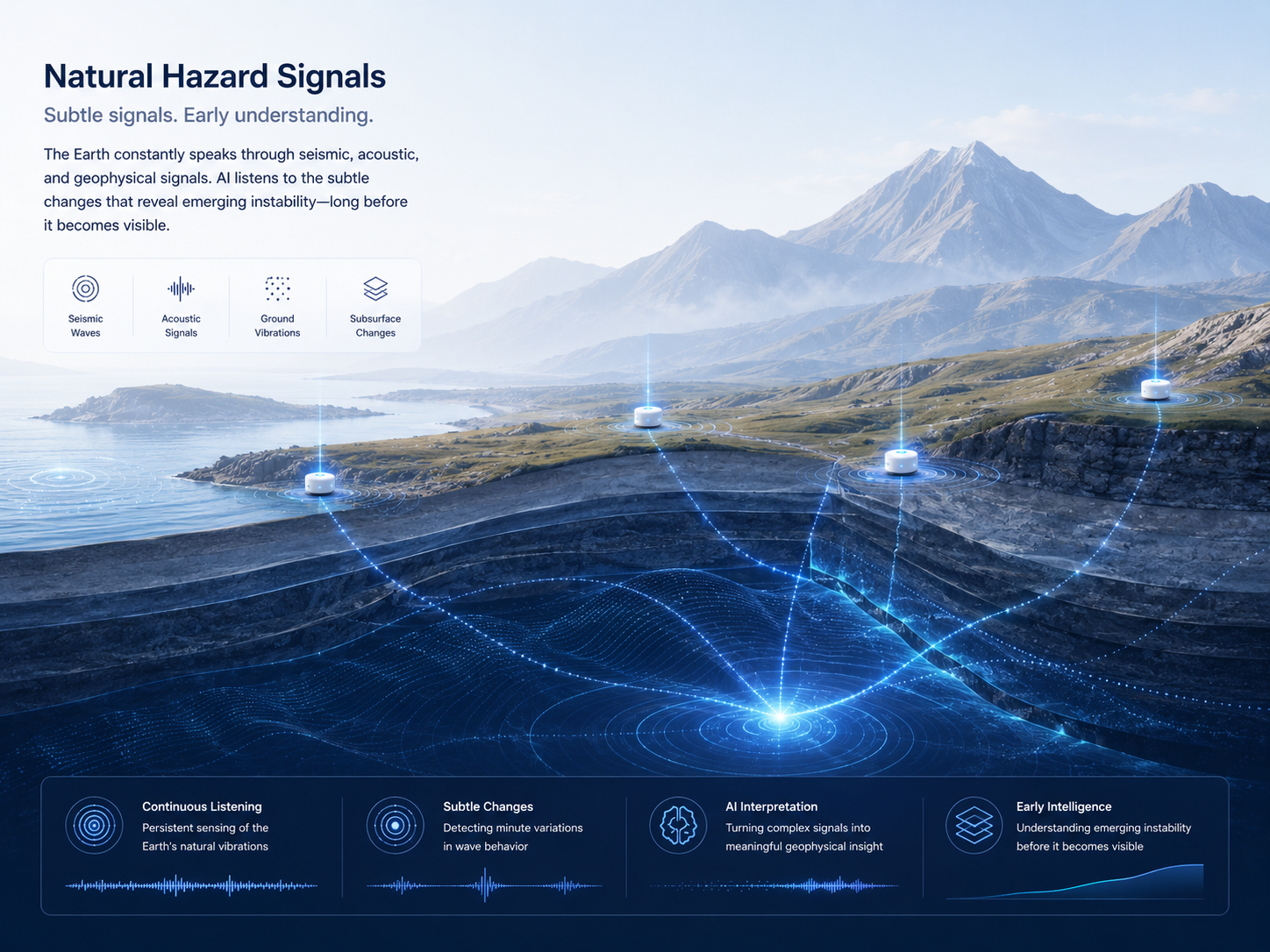 Natural hazard signal intelligence visual