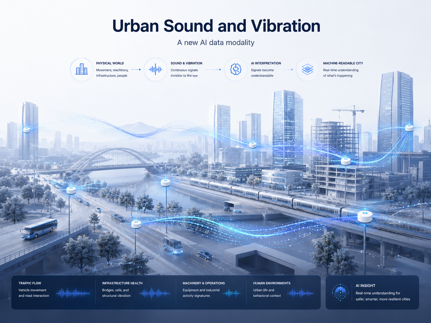 Urban sound and vibration signal intelligence visual